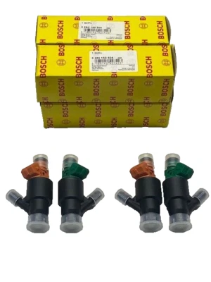 Conjunto de injetor de combustível Bosch NOVO X 4 compatível com Kia Sportage 2.0L 0K01D-13250 0K01D-13260 - Imagem 1 de 4