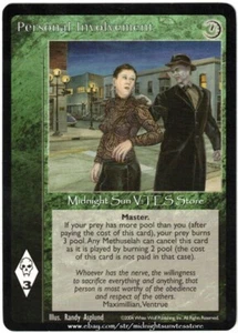Personal Involvement Gehenna V:TES VTES Vampire CCG - Bild 1 von 1