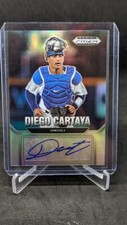 2022 Panini Prizm Draft Picks Autographs #52 Diego Cartaya Los Angeles Dodgers K