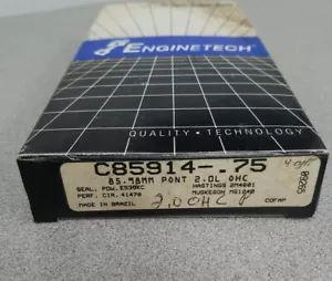 EngineTech Piston Ring Set C85914-.75MM Sunbird Opel Lemans Firenza E539KC MOLY - Foto 1 di 3