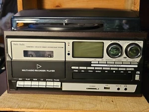 Hammacher Schlemmer Odyssey Retro Bluetooth Musikformat Stereo Modell ODY 1967 - Bild 1 von 10