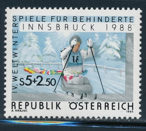 Austria - Calgary Olympic Games MNH Stamp (1988) Cover