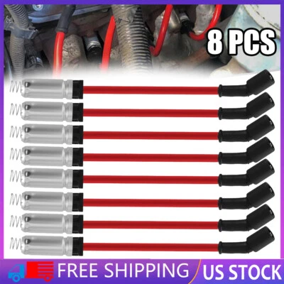 8 PCS Spark Plug Wire Set for 99-06 Chevy Silverado Avalanche Tahoe 48322, 7831 Foto 1 de 4