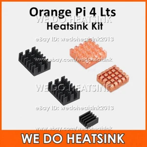 Kit dissipateur thermique à faire soi-même kits de dissipateur de chaleur cuivre et aluminium pour Orange Pi 4 LTS - Photo 1/9