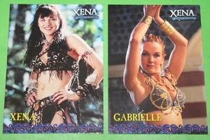 2001 Rittenhouse Xena Warrior Princess Season 6 Promo 2 Card Set P1 P2 GABRIELLE - Picture 1 of 12