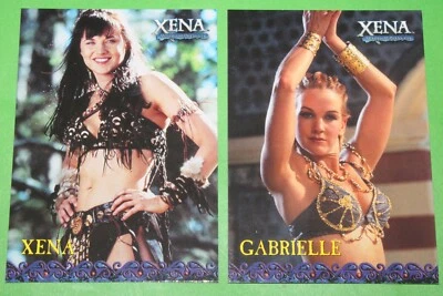 2001 Rittenhouse Xena Warrior Princess Season 6 Promo 2 Card Set P1 P2 GABRIELLE - Image 1 of 4