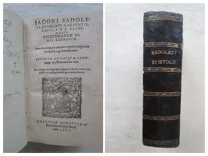FLOREBELLI / SADOLETO : EPISTOLARUM. Cologne, 1580. - Picture 1 of 20