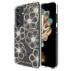 Case-Mate Floral Gems Case for Samsung Galaxy S24 - Gold - Picture 1 of 5