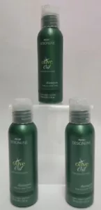 3 x Regis Designline Olive Oil Shampoo All Hair 2 oz Each Travel Size Bottle - Picture 1 of 6
