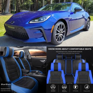 For Toyota GR86 PU Leather Car Seat Covers Front 2-Seat Cushion Cover 5-Layers - Bild 1 von 7