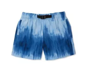 Wonder Nation Boys Blue / Light Blue Buckle Up Shorts Size L 10/12 NEW - Picture 1 of 3
