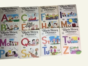 Charlie Brown Dictionary 8-Volume Complete Set By Charles M. Schulz 1973 - Picture 1 of 12