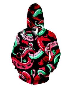 Unleash Your Inner Kraken: 3D Octopus Tentacle Pullover Hoodie - Picture 1 of 18