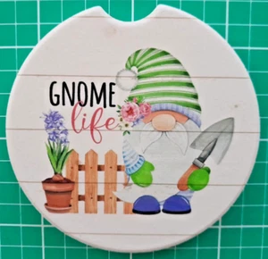 GNOME LIFE Car Coaster Absorbent Stone for Car Cupholders NEW - Picture 1 of 4