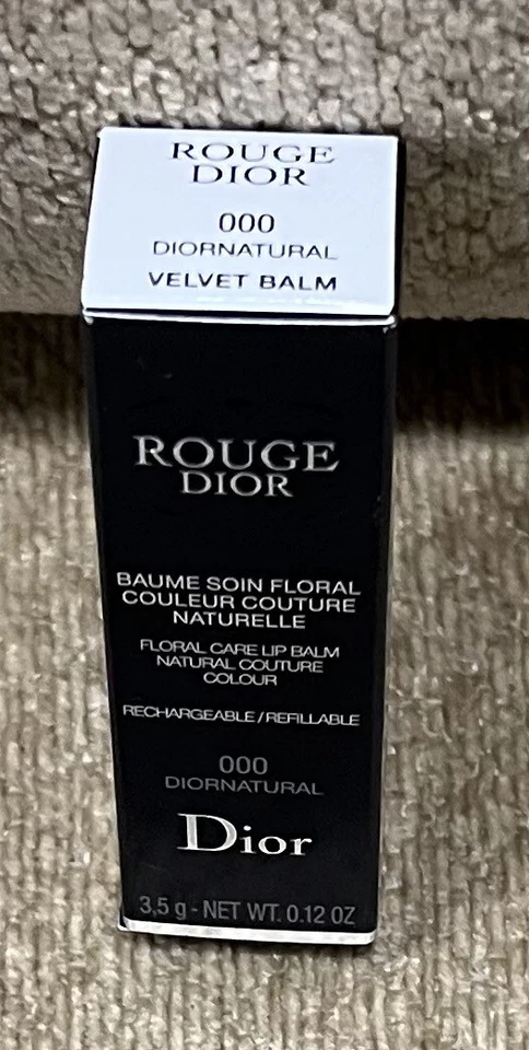 Dior "ROUGE DIOR 000 VELVET BALM" Care Lip Balm #000 DIORNATURAL 3.5g