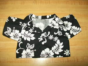 HAWAIIAN FLOWER ALOHA BUTTON SHIRT IN 14 COLORS for 16" CPK CABBAGE PATCH KIDS - Picture 1 of 29