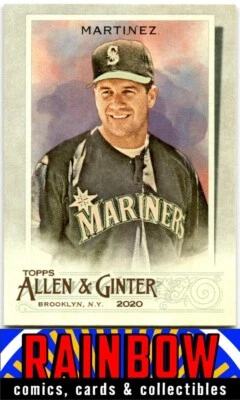2020 Topps Allen & Ginter X #33 Edgar Martinez - Image 1 of 2