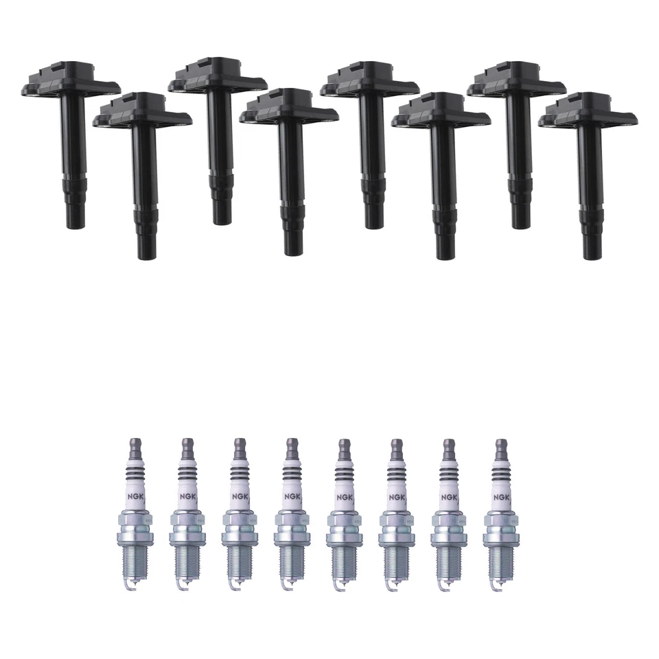 Kit de bujías de iridio Hitachi 8 bobinas de encendido 8 NGK para RS6 4.2 V8 BCY Foto 1 de 1