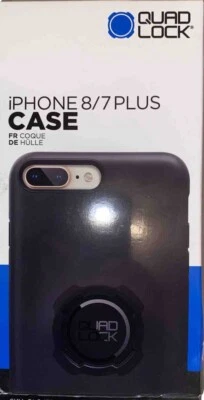 Quad Lock iPhone 7 Plus Or iPhone 8 Plus Case & poncho- Please See All Photos - Image 1 of 4