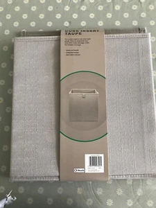 2 Homebase Taupe Cube Inserts Collapsible Storage Size 33cm H x 33cm W x 37cm D - Picture 1 of 19