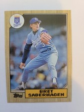 1987 TOPPS BRET SABERHAGEN #140 NM
