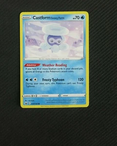 1x Castform Snowy Form 034/198 Chilling Reign Pokemon TCG Card - Picture 1 of 1