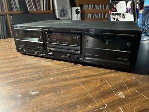 Kenwood Kx-69W Double Stereo Cassette Deck Dolby Tested