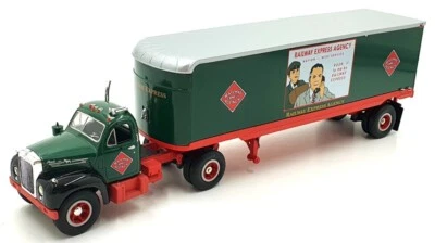 First Gear 1/34 Scale 19-1654 1960 B61 Mack Tractor And Trailer Railway Express - Image 1 of 4