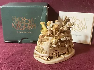 Harmony Kingdom figurine...SAFARI II w/Van...in org box w/paperwork - Picture 1 of 13