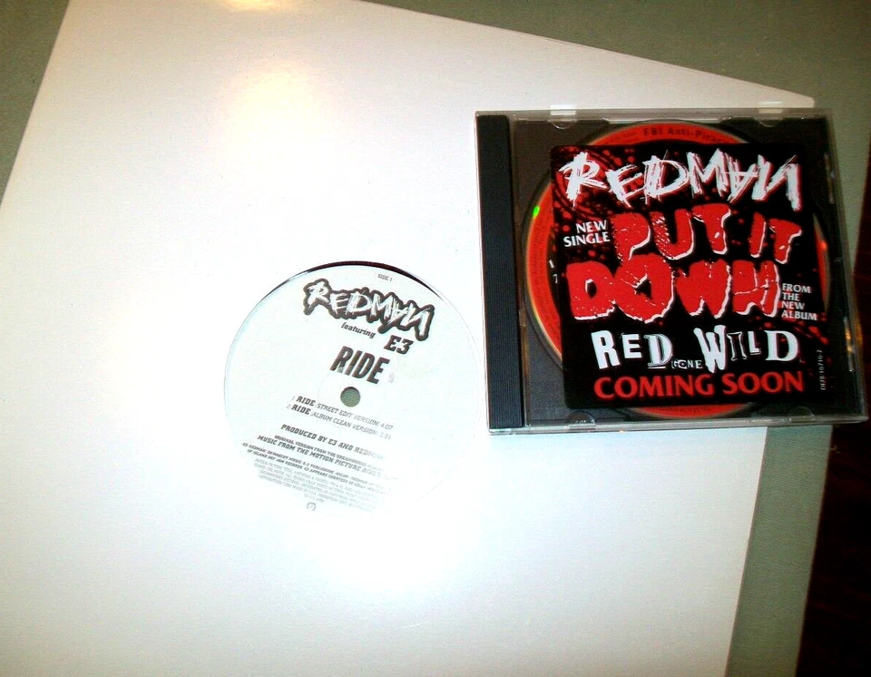 Redman PROMO VINYL / CD LOT Ride Put It Down - Image 1 of 1