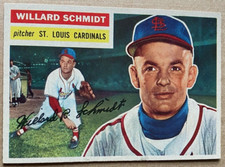WILLARD SCHMIDT 1956 TOPPS Card #323 NM-MT Condition