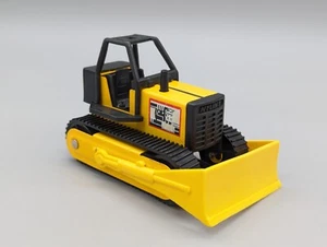 Nylint 4.5" Yellow & Black Dozer Metal Plastic 70’s 80’s Vintage Toy - Picture 1 of 12