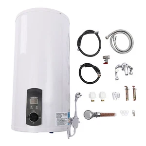 RÜCKGABE! 50-Liter-Elektro-Warmwasserbereiter Boiler 2000W Warmwasserspeicher - Bild 1 von 12