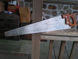 Vintage Henry Disston & Sons D-23 Hand Saw 26” Blade 11 PPI Pro Sharpened VGC - Picture 1 of 6