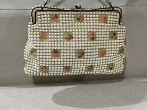 Grandee Bead Pink Beaded Handbag / Purse - Picture 1 of 14