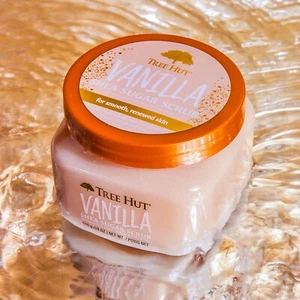 Tree Hut Tahitian Vanilla Bean Shea Sugar Body Scrub 18 oz New - Picture 1 of 4