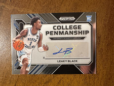 LEAKY BLACK RC AUTO 2023 Prizm Draft Picks College Penmanship