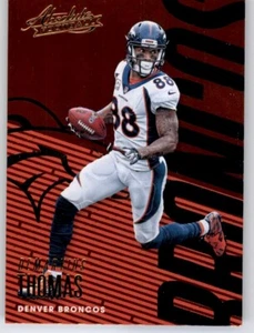 2018 Absolute Demaryius Thomas NFL PWE Base Card Broncos #30 - Picture 1 of 2