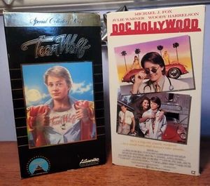 Michael J. Fox Double Feature VHS - Teen Wolf & Doc Hollywood - Picture 1 of 7