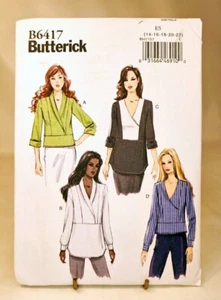 Pattern Misses Top Loose Fitting Pullover Size 14-22 Butterick B6417 - Picture 1 of 2