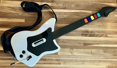 Guitar Hero Controller Playstation 2 PS2 Red Octane Wireless (White) NO Dongle - Image 1 of 4