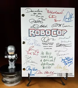 RoboCop Script Signed- Autograph Reprints- 112 Pages - Picture 1 of 7