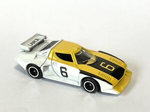 Tomica Lancia Stratos Turbo No. F66 #6 1978 White pocket cars blister pulled