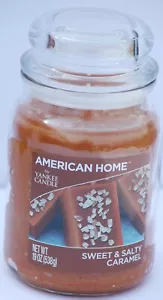 Caramello dolce e salato 19 oz. Barattolo Candela American Home di Yankee Candle - Foto 1 di 8