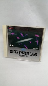 Pc Engine Software Model Super System Card Nec FLv17