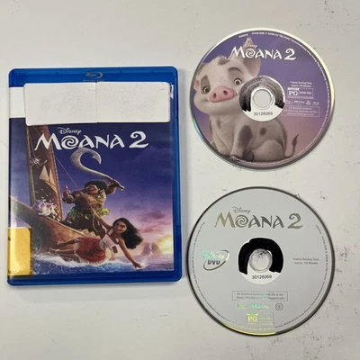 MOANA 2 (2024)  Blu Ray DVD Disney - Image 1 of 2
