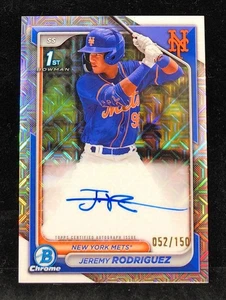 2024 Bowman Chrome Jeremy Rodriguez 1st HTA Choice Mojo AUTO /150 NY Mets - Bild 1 von 2