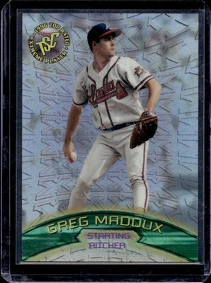 1996 Stadium Club Greg Maddux Extreme Winners Silver #EW1 Braves - Image 1 of 2