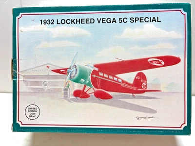 CONOCO 1932 LOCKHEED VEGA MODELO 5C ESPECIAL FUNDIDO A PRESIÓN SPEC-CAST 11 PULGADAS ENVERGADURA Foto 1 de 4