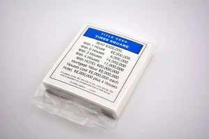 Monopoly Here & Now Edition - piezas de juego - escrituras de propiedad - precintado - Imagen 1 de 2